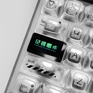 keycaps Caps key "remember to drink water" translucent keycaps Mechanical keyboard capital keycaps 1