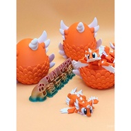 New Product 3d Printing Joint Movable Decompression Dragon Toy Trendy Play Children's Toy Dragon Egg