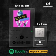 CUSTOM ACRYLIC SPOTIFY SONG UV PRINT | CUSTOM ACRYLIC | DECORATIONS / DISPLAYS | CUSTOM SPOTIFY Acry