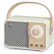 Dosmix Retro Bluetooth Speaker, Vintage Mini Wireless Speaker for Bedroom Desk Kitchen Office, Cute 