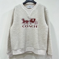 美國Coach 蔻馳 馬車泰迪熊毛呢衛衣
