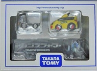Takara Tomy tomica  2011  股東優待限定企劃 套裝 2011年株主優待限定企画セット transformers 變形金剛 柯博文 貨櫃車 貨櫃車頭 寵物小精靈 寶可夢 poke