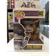 Funko POP Treehouse of Horror - King Homer (822) with Boss Protector