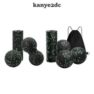 [kanye2dc] Yoga Foam Roller Set Back Massager Portable Lightweight Equipment Fasciitis