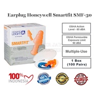 Earplug Honeywell Smartfit Detachable Corded Reusable Earplug SMF-30