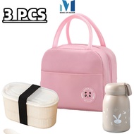 MK Lunch Box Set Food Grade BPA Free 3 in 1 Container and Insulated Bag and cup Budget Friendly