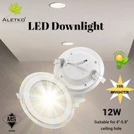 Aletko 12W LED Down Light RDL-12W-WG Round ( Day Light / Warm White ) ( 12W )