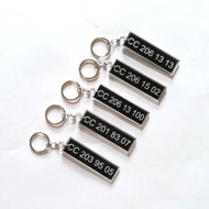 GANTUNGAN Train Locomotive Series Keychain