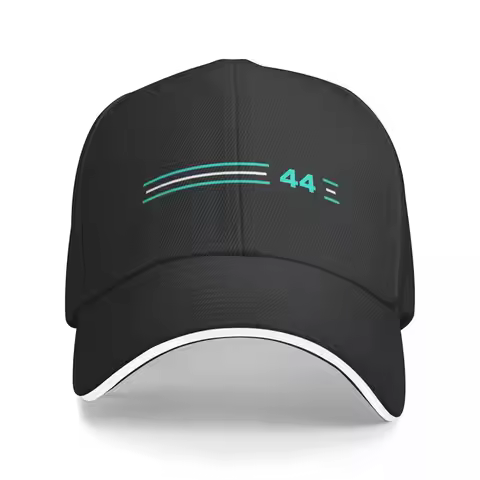 Hamilton 44 F1 Car Race Washed Men's Baseball Cap Windproof Trucker Snapback Caps Dad Hat Golf Hats