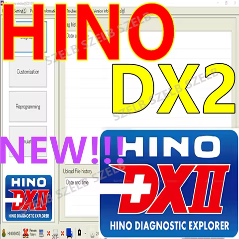 Newest Hino Diagnostic EXplorer 2 -- Hino DX2 V1.1.22.3 [03.2022] + Database + free activator + free