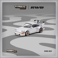 Tarmac Works Porsche RWB 964 Silver (Diecast 1/64)