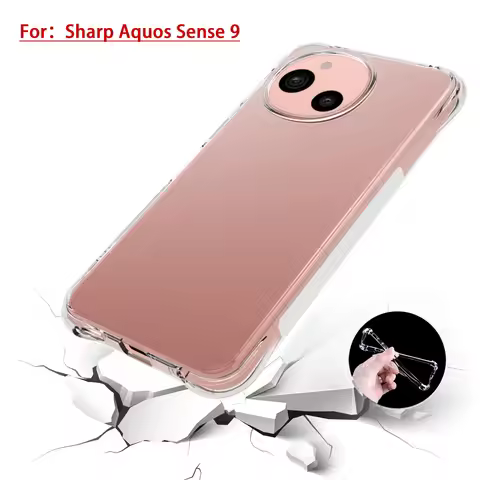For Sharp Aquos Sense 9 SH-M29 Case for Shockproof Soft Silicone TPU Airbag Back Cover Phone Case fo