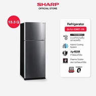 SHARP ตู้เย็น 2 ประตู Inverter 13.3 คิว SJ-X380T-DS สีเงินเข้ม