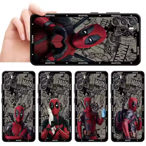 Marvel Deadpool- Soft Case for Motorola Moto G51 G60S G71 G22 G52 G72 G53 G73 Edge 20 30 40 Pro 20 L