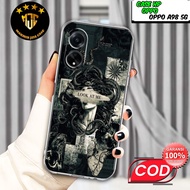 OPPO A98 Case - OPPO A98 Motif Casing (COLAB) - Premium Fourside Softcase - TransparentBENING - Sili