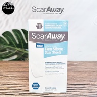 ScarAway _ Silicone Scar Sheets Gel Spray ผลิตภัณฑ์ แผ่นแปะ เจล สเปรย์