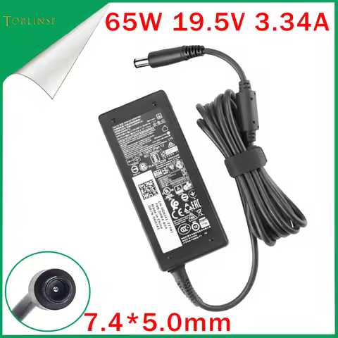 19.5V 3.34A 65W 7.4*5.0mm AC Laptop Charger Adapter For Dell Latitude E5250 E5440 E5450 E5540 E5550 