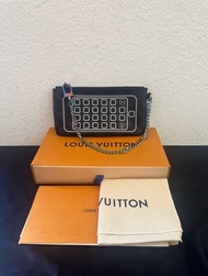 🔻快閃價🔻 Louis Vuitton LV x 藤原浩 Fragment 聯名款 🇫🇷 🇯🇵 絕版電話套 / 散紙包 / 小掛包 Monogram Eclipse iPhone Case / Coi