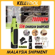 Chainsaw Sharpener 20000rpm High Speed, Chainsaw Sharpener 12v Chain Sharpener Chain Mini Chainsaw Tool Set