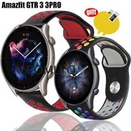 【免運】Amazfit GTR3 gtr 3 PRO 錶帶矽膠呼吸帶小米 SmartWatch gtr 3 屏幕保護膜運