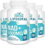 Liposomal NAD+ Supplement 1000 mg | Highest NAD Pontecy | Max Absorption | Pure NAD Supplement | Ene