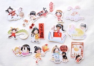 懷舊系列12生肖貼紙組