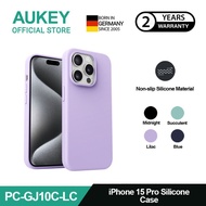 AUKEY iPhone 15 Pro Premium Silicone Case PC-GJ10C with MagSafe