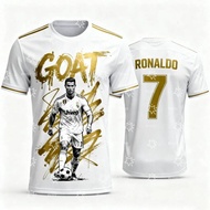 The 2026 New Football Jersey Ronaldo's No. 7 Match Jersey Autumn Sports Dry Quickly Child T-Shirt Ki