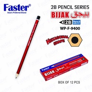 Faster WP-F-9400 Wise 2B Pencil (12 pcs/box)