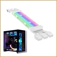 ATX Cable Extension RGB Extension Cable with Light Effect Synchronized PSU Cable with Color Mode ARG