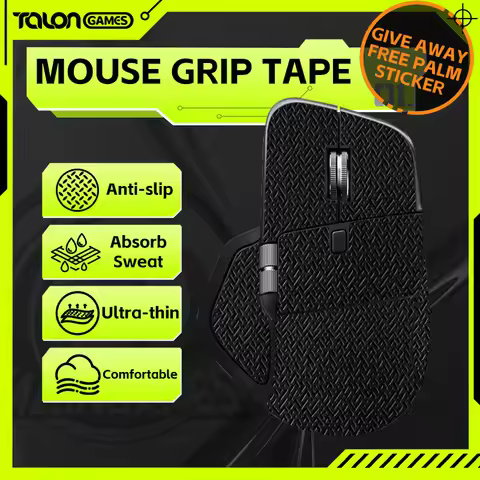 TALONGAMES Mouse Grip Tape Lizard Skin For Logitech MX Master 4 ,Palm Sweat Absorption,Anti-Slip Tap