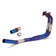 motorcycle exhaust system Racing line exhaust original position pipe link pipe for kawasaka z400 nin