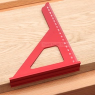 【In-Demand Item】 Aluminum Alloy Triangle Ruler Carpentry Triangle Ruler Square Ruler Angle Ruler Woo