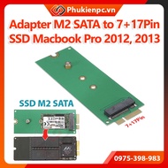 Adapter to convert M2 SATA to 7+17pin SSD Macbook Pro 2012, 2013 Used to install and replace M.2 SAT
