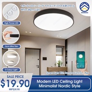 ODOROKU Circle Modern LED Ceiling Light Minimalist Flush Mount Ceiling Light Fixture Circle Lighting