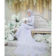 gaun pengantin muslimah Malaysia gaun walimah gaun akad gaun pengantin