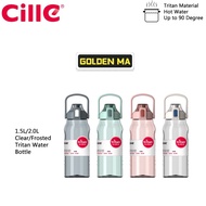 2L/3L Cille Water Bottle Cille Bottle Large Capacity Sports Water Bottle Fitness Bottle with Straw L