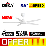 Deka F5DCL PRO / F5DC PRO / SCX56 PRO CEILING DC MOTOR Remote Control Ceiling Fan 56 inch  with 10 S