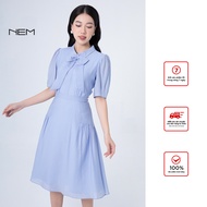[ Genuine ] High-end designer women's dress NEM Fashion 40762
