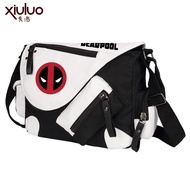 Xiuluo Deadpool Marvel Anime Movie Merchandise Single Shoulder Bag Backpack Crossbody Bag New Men an