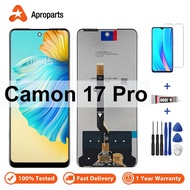 Original For Tecno Camon 17 Pro CG8 CG8h LCD Display With Touch Screen Digitizer Assembly