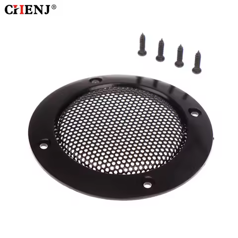 2 Pcs Round Audio Speakers Protective Cover 2 Inch Protective Mesh Net Grilles Speaker Circle Speake
