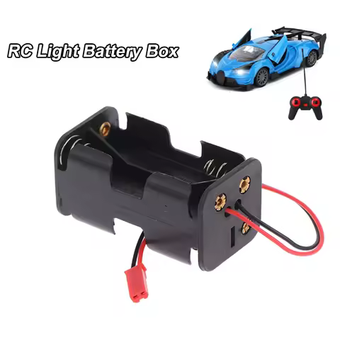 1/10 1/8 RC ON/OFF Switch JST Connector 6V Receiver Box RC Light Battery Box For RC FS JLB HSP Car A
