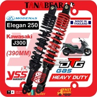 YSS Elegan 250 / J300 (390MM) Gas (DTG) HEAVY DUTY adjustable absorber twinshock Original, (2014-202