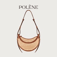 NEW Genuine Foreign Trade Cross-border 2025 New Polene Polene Portable Woven Messenger Bag Casual Si