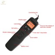 LCD Wired Timer Shutter Release Remote Control For Nikon D90 D5000 D7000 D3100 D5100 DSLR Camera N10 Interface
