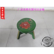 Children Small Stool Small Round Stool Wooden Painted Small Wooden Stool Children Stool Painted Smal