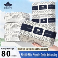 【5 Packs】DINOMI Big Size 80pcs Kitchen Cleaning Wipes Strong Decontamination Kitchen Wipes Degreasin