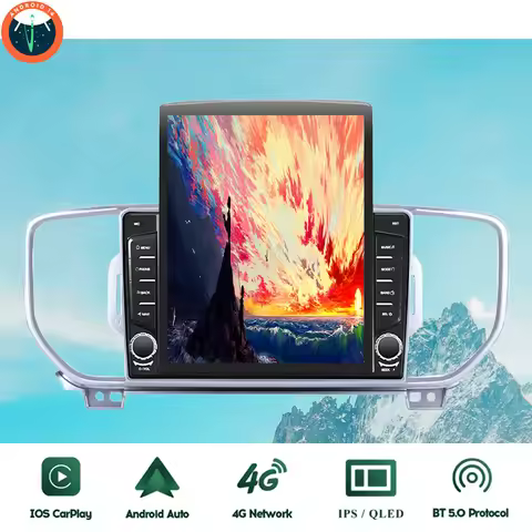 Android 14.0 8G+128G Car Radio Stereo Video Multimedia DVD Player For Kia Sportage 2016 2017 2018 GP