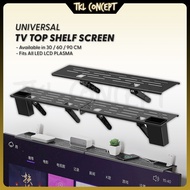 TKL Rack TV Top Shelf Organizer Storage Holder Box Top Bracket Monitor For Remote Control Router
